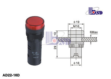 Electrical Power Led Indicator Lamp , Pilot Lamp Indicator 50hz Lamp Beads